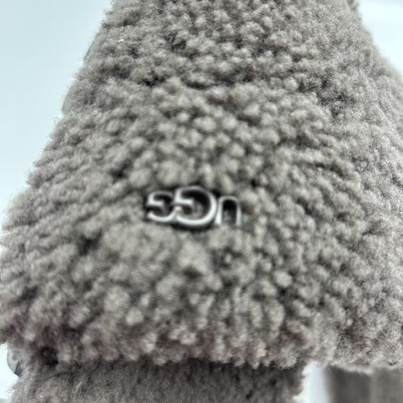 UGG Women’s Cozetta Curly Slipper Slides Sandals 1130838 Grey Size 11 - Picture 7 of 9